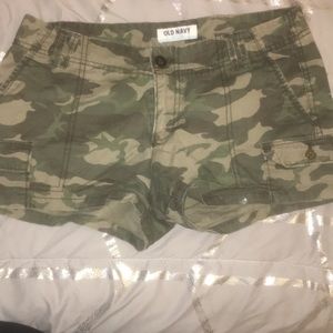 Camouflage shorts
